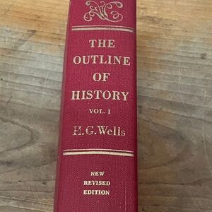 H.G. Wells - The Outline of History Vol. I - hardcover vintage 1971 edition